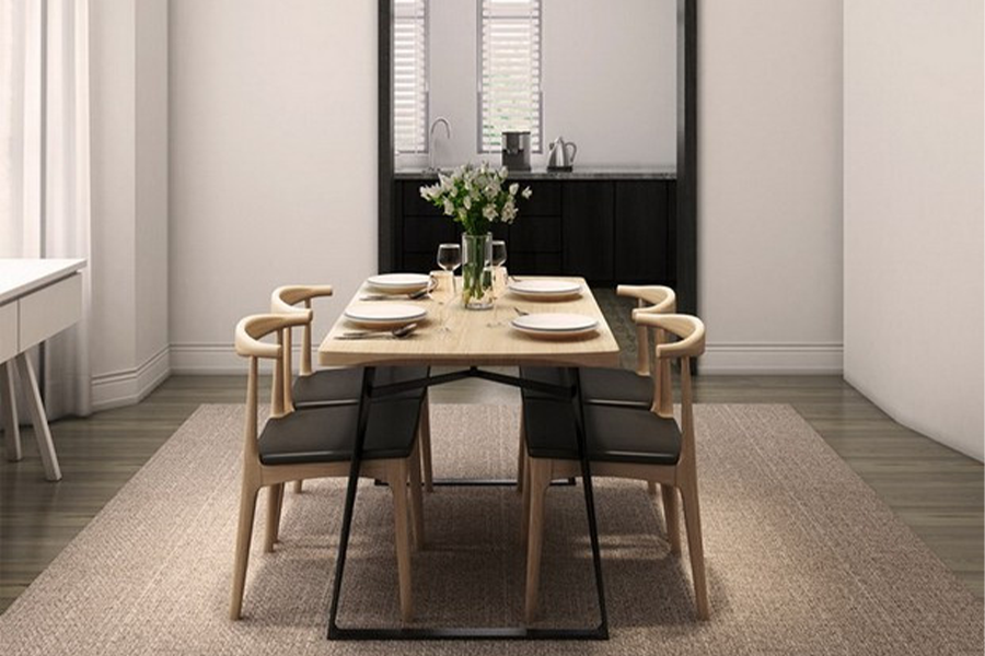 Transitional style dining room set