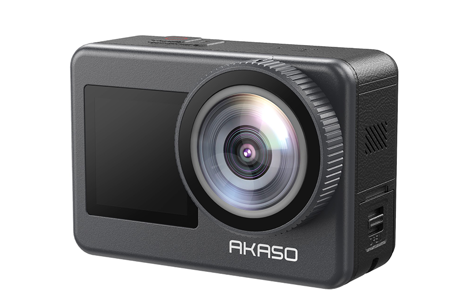 AKASO chest action camera for motorcycles