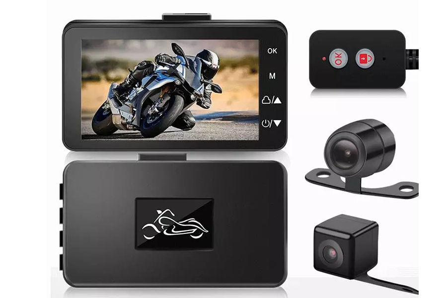 Motorcycle dash camera