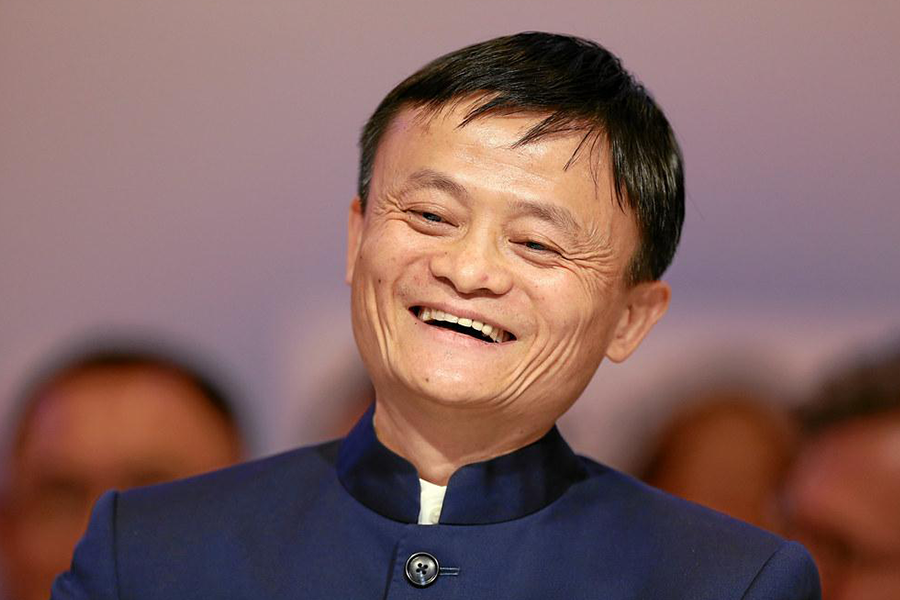 Jack Ma smiling