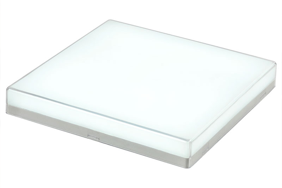 An example of a surface-mounted LED panel light