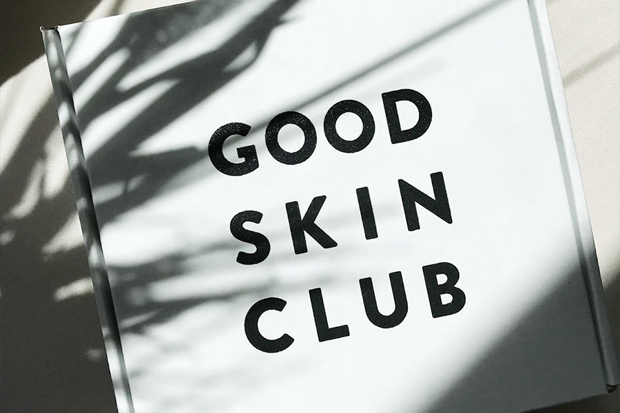 Good skin club white paper box