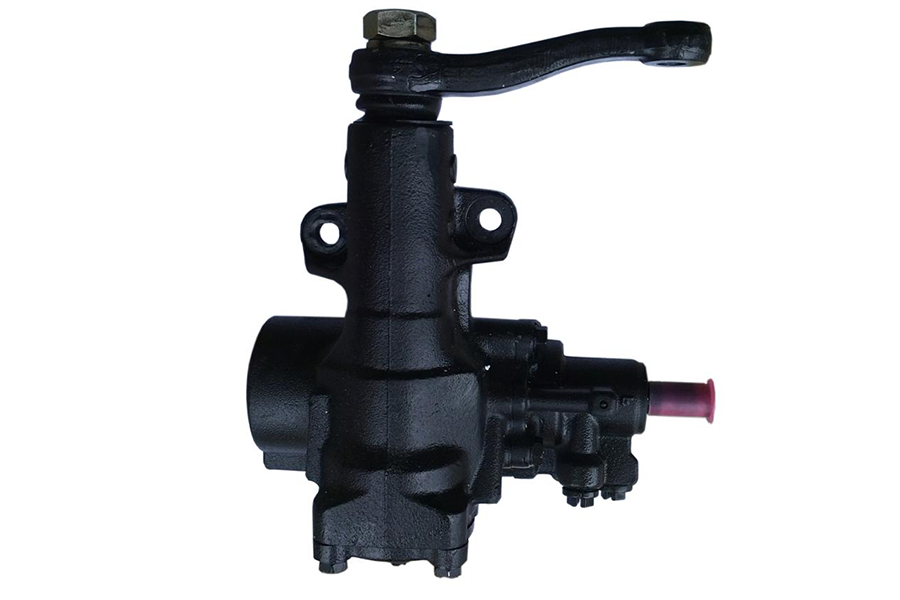 Manual steering gearbox for pickups