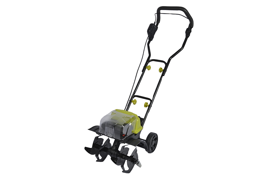 A cordless electric cultivator