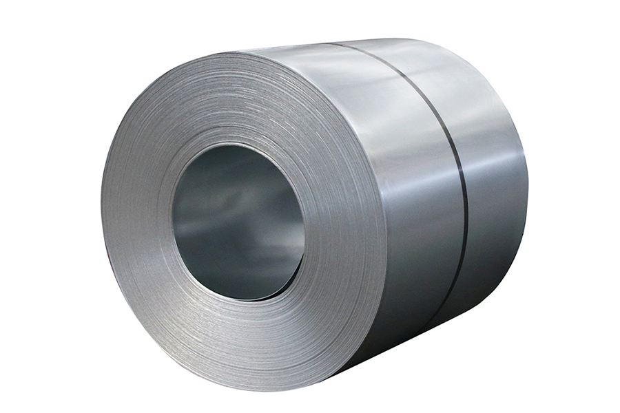 A single, polished cold-rolled steel product bound with black tape