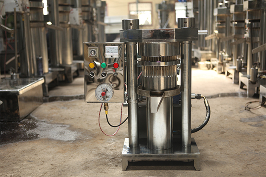 Hydraulic oil press