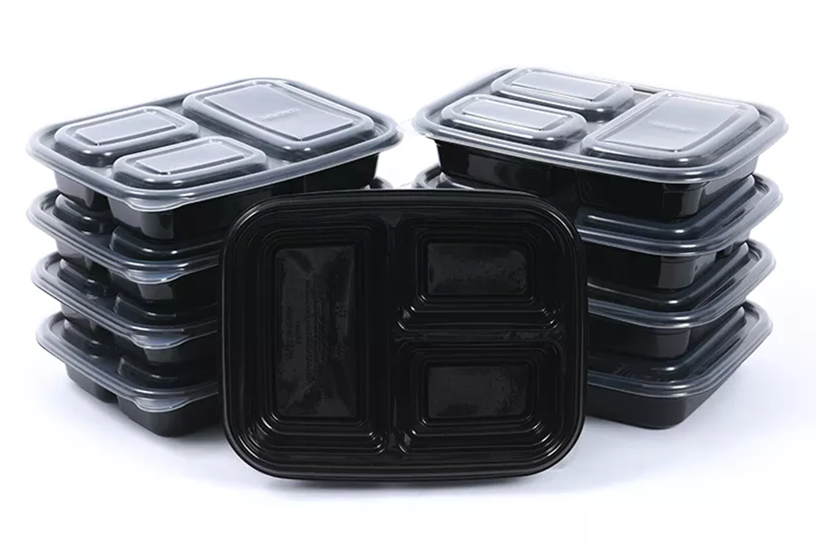 Reusable food container for sustainable packaging