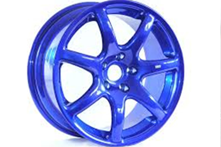 A blue wheel for people who love the color