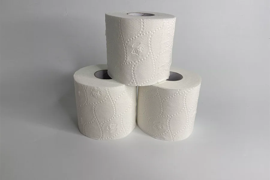 Dissolving bamboo toilet paper