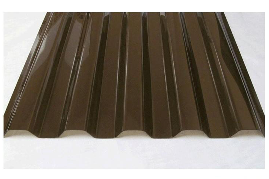 Clear corrugated roof sheet in different shapes