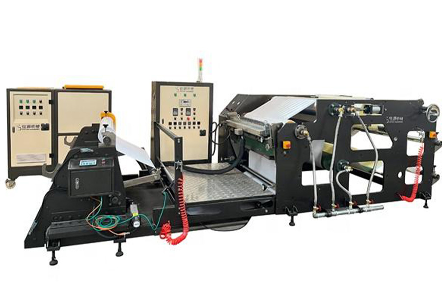 Hot pouch laminating machine on a white background