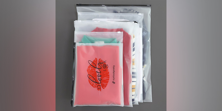 Translucent Plastic Bags For Clothes And Shoes Packaging
