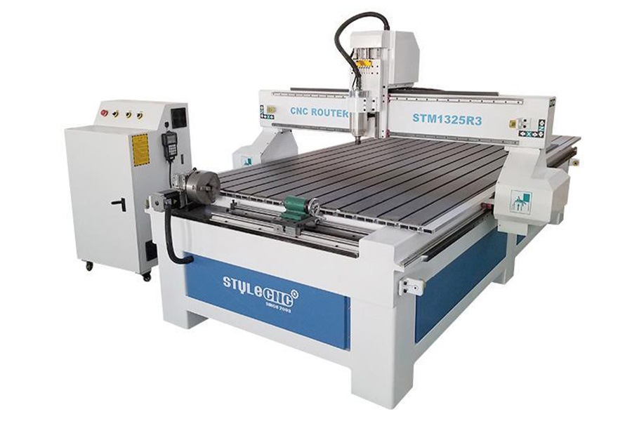  A 4th-axis CNC router
