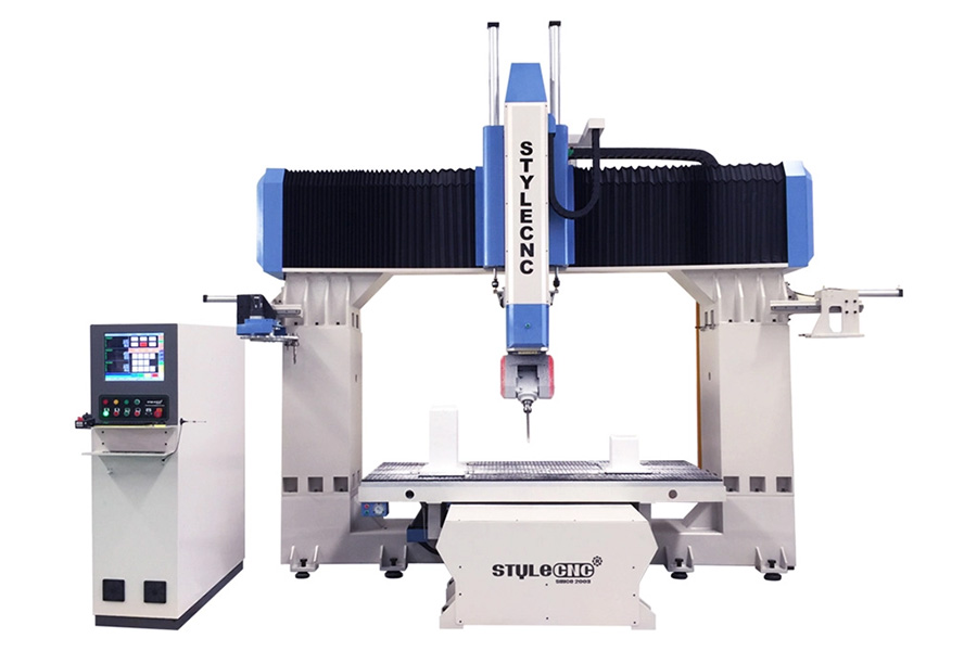 A 5-axis CNC router