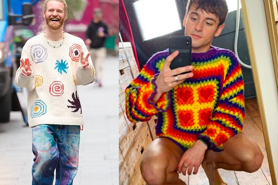 Celebrities wearing Gloomy Hippy’s craft wear and homespun sweaters