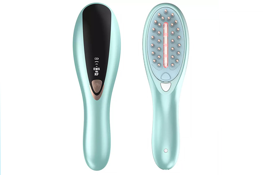 Electric hair massager that uses radio frequency