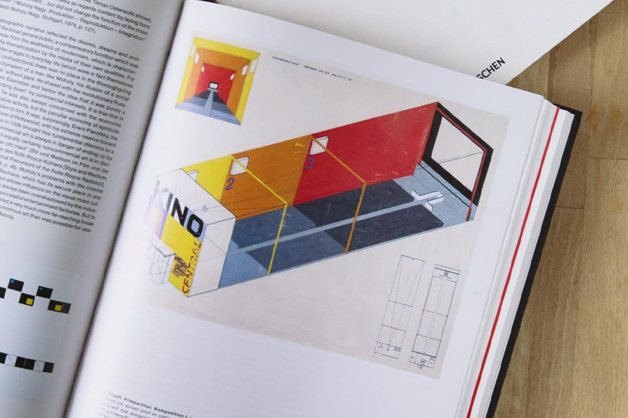 A Bauhaus book showing design examples