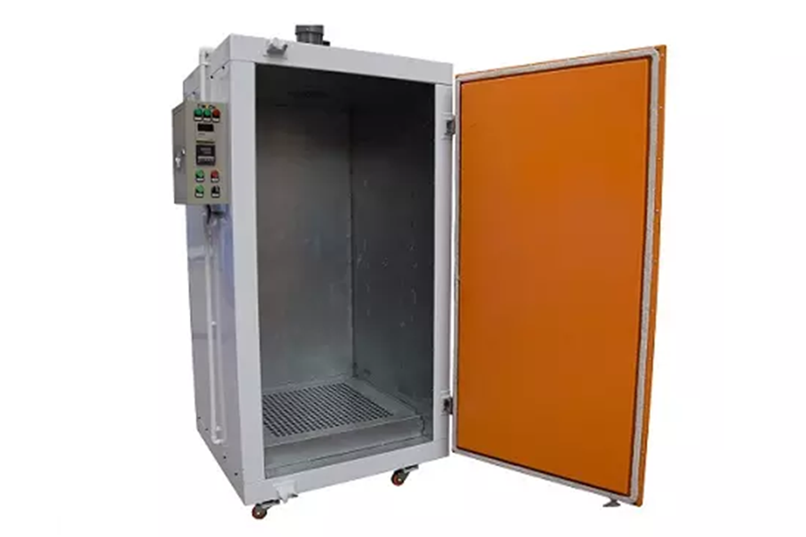 Electrostatic powder curing oven