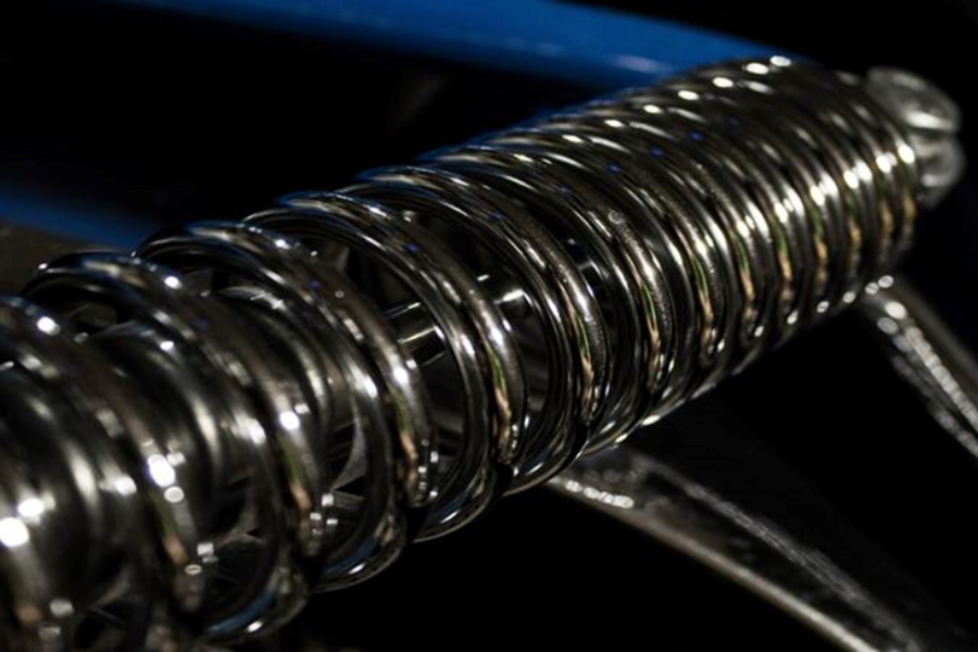 An auto suspension coil spring