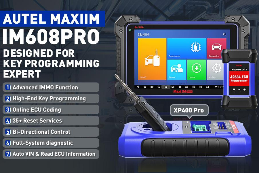 The Autel MAXIIM IM608 PRO is all a mechanic would ask for
