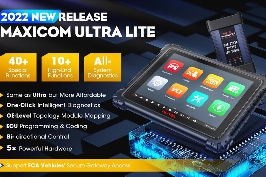 The Autel Ultra Lite is compatible with over 140 car models from across the world