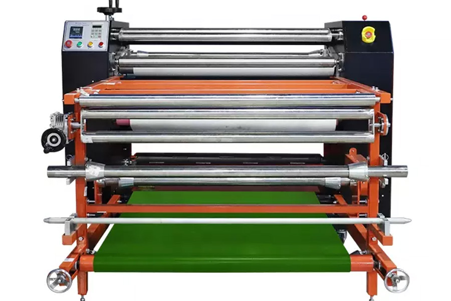 A heat press printing machine