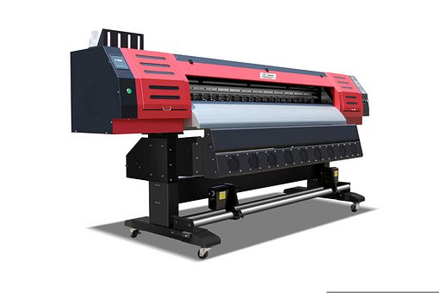 An eco solvent printing machine 