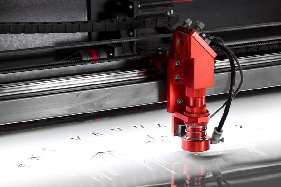 An industrial-grade laser engraving machine