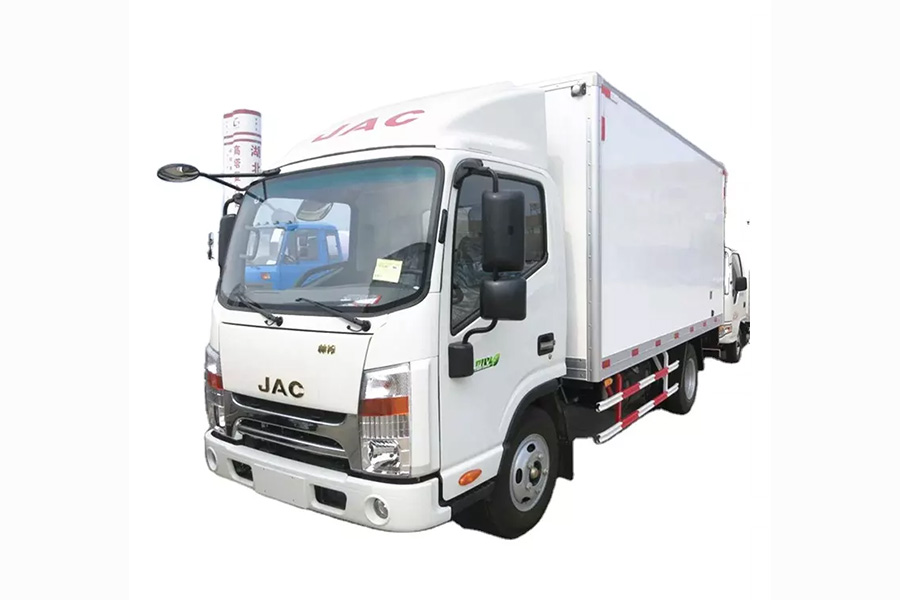 JAC truck on a white background