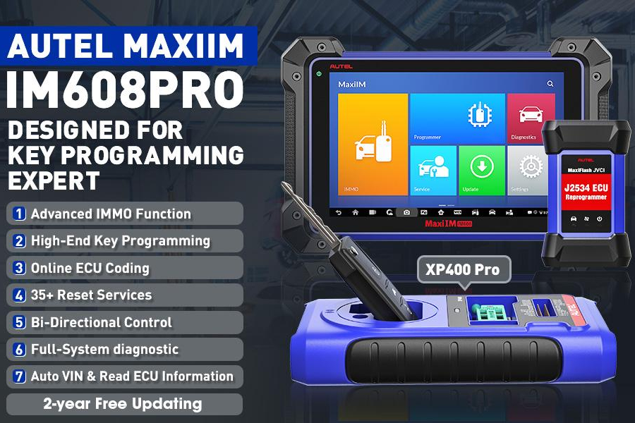 The Autel IM608 Pro, designed for key programming experts