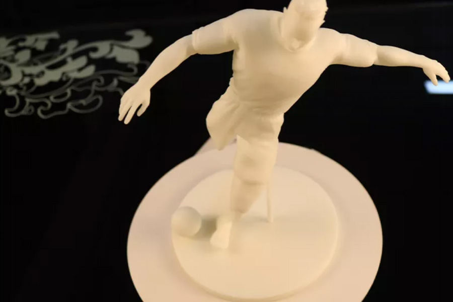 3D print of a football player