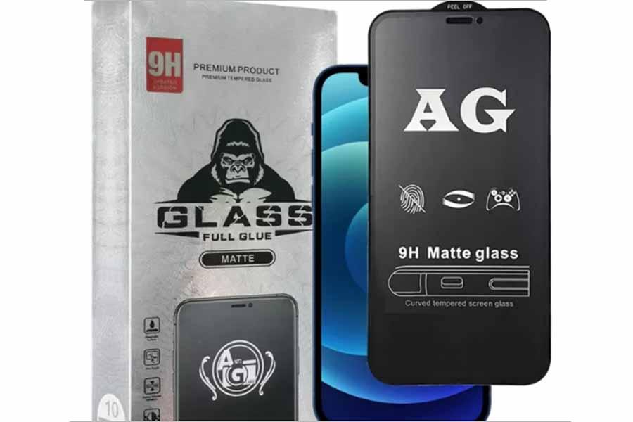 Anti-glare screen protector for iPhones