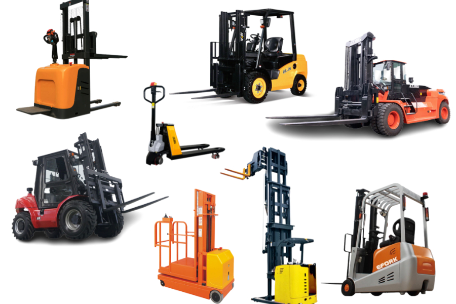 examples of the many different types of forklifts