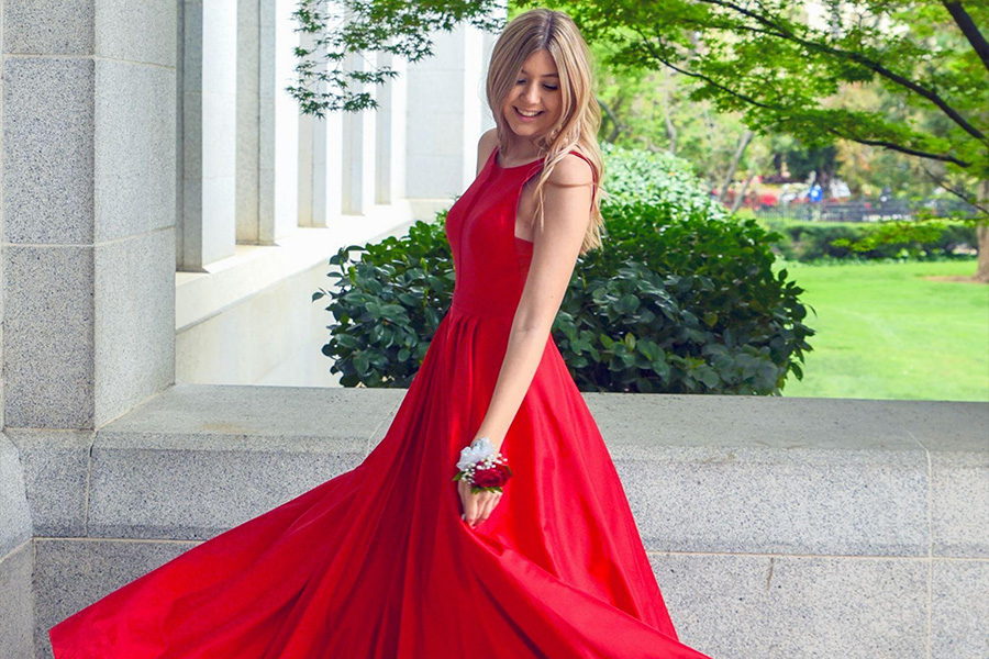 Long dresses are the latest addition to homecoming dress trends